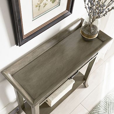 Leick Furniture Traditional Tray-Edge Console Hall Stand