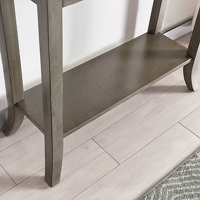 Leick Furniture Traditional Tray-Edge Console Hall Stand