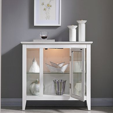 Leick Furniture Entryway Curio Cabinet with Interior Light