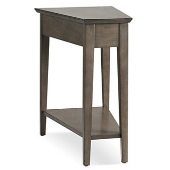 Leick Furniture Recliner Wedge Table with Shelf