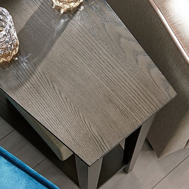 Leick Furniture Recliner Wedge Table with Shelf