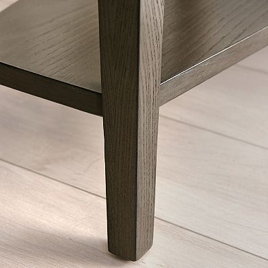 Leick Furniture Recliner Wedge Table with Shelf