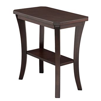 Leick Furniture Boa Narrow End Table with Shelf