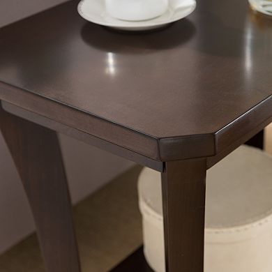 Leick Furniture Boa Narrow End Table with Shelf