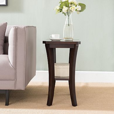 Leick Furniture Boa Narrow End Table with Shelf