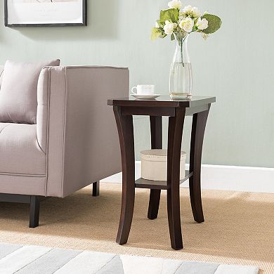 Leick Furniture Boa Narrow End Table with Shelf