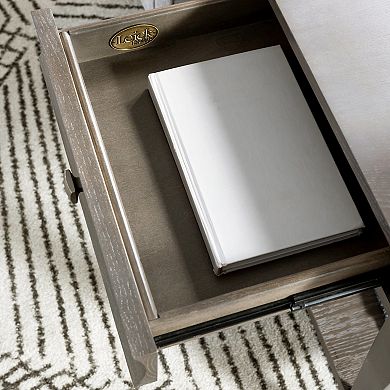 Leick Furniture Luna One-Drawer Side Table with Shelf