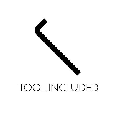 Leick Furniture Obsidian Wedge Glass-Top Table with Shelf