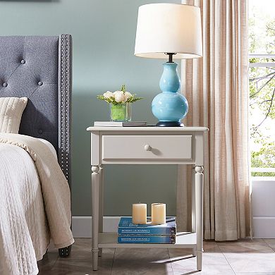 Leick Furniture Coastal One-Drawer Nightstand Side Table