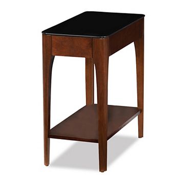 Glass Top Narrow End Table