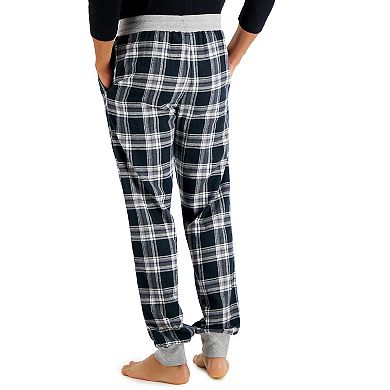 Men's Hanes 2-pack Plaid Flannel Jogger Sleep Pants