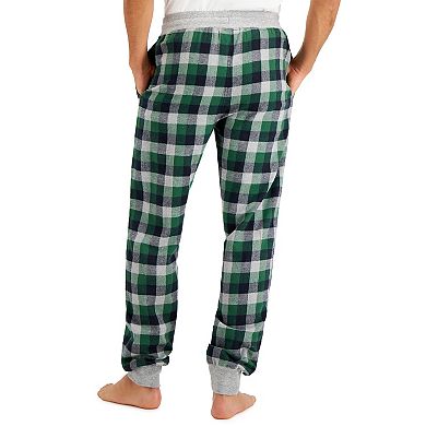 Men's Hanes 2-pack Plaid Flannel Jogger Sleep Pants