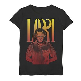 Girls 7-16 Marvel Loki Red Spectrum Loki Variant Graphic Tee
