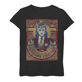 Girls 7-16 Marvel Loki Glorious Purpose Graphic Tee
