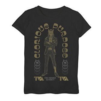 Girls 7-16 Marvel Loki Glorious Arch Graphic Tee