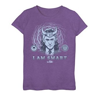Girls 7-16 Marvel Loki Godly Intellect Graphic Tee