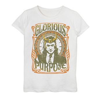 Girls 7-16 Marvel Loki Retro Purpose Graphic Tee