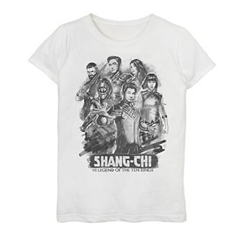Girls 7-16 Marvel Shang-Chi Inked Poster Graphic Tee