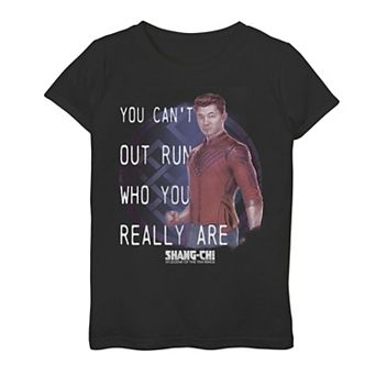Girls 7-16 Marvel Shang-Chi Run Quote Graphic Tee