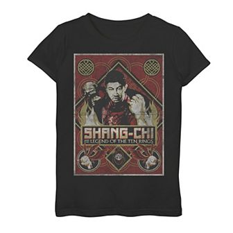 Girls 7-16 Marvel Shang-Chi Defiance Poster Graphic Tee