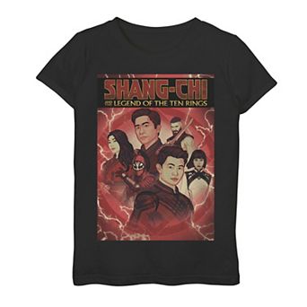 Girls 7-16 Marvel Shang-Chi Comic Cover Graphic Tee