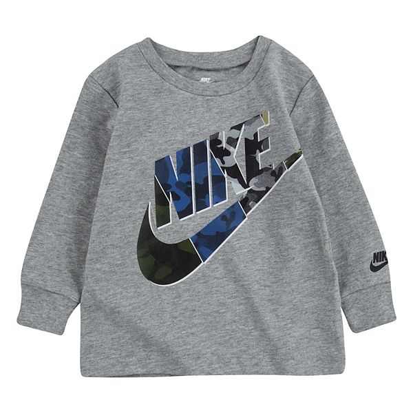 Nike Toddler Ombre Camo Long Sleeve T-Shirt.