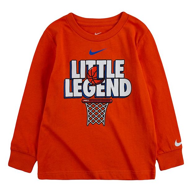 Red Jersey Logo Long Sleeve Legend Tee