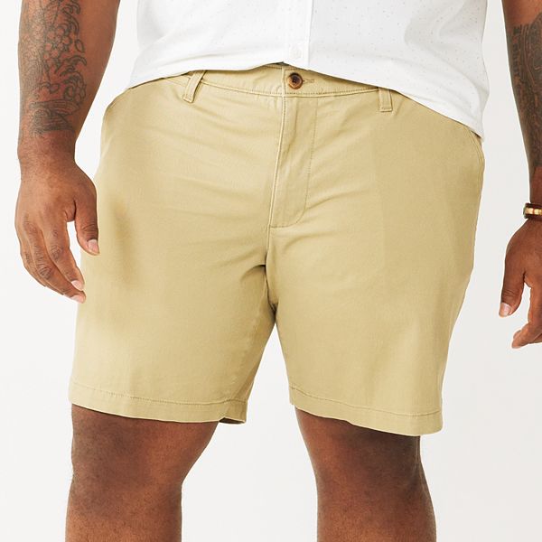 kohls mens khaki shorts