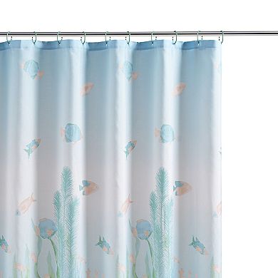 The Big One® Amelia Fish Print Fabric Shower Curtain