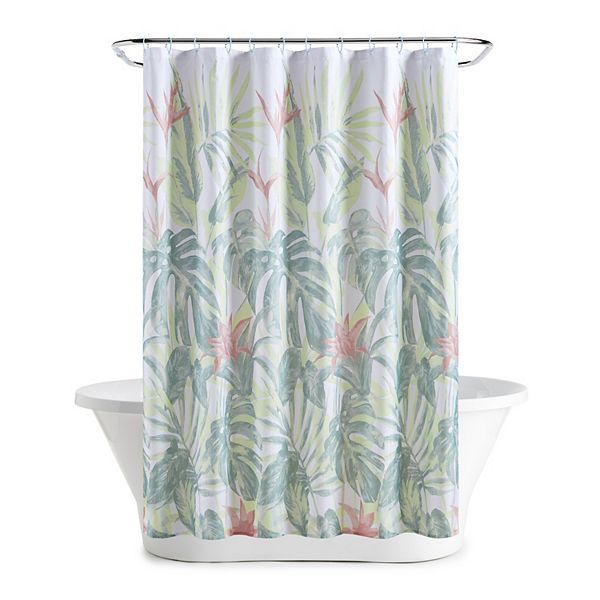 The Big One® Devon Foliage Print 13Piece Fabric Shower Curtain and