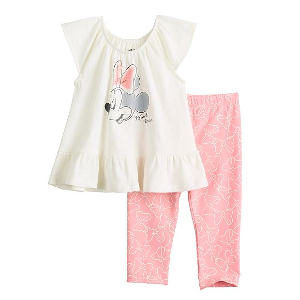 Disney s Minnie Mouse Baby Girl Top Pants Set by Jumping Beans