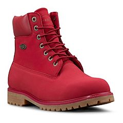 Mens red lugz boots online