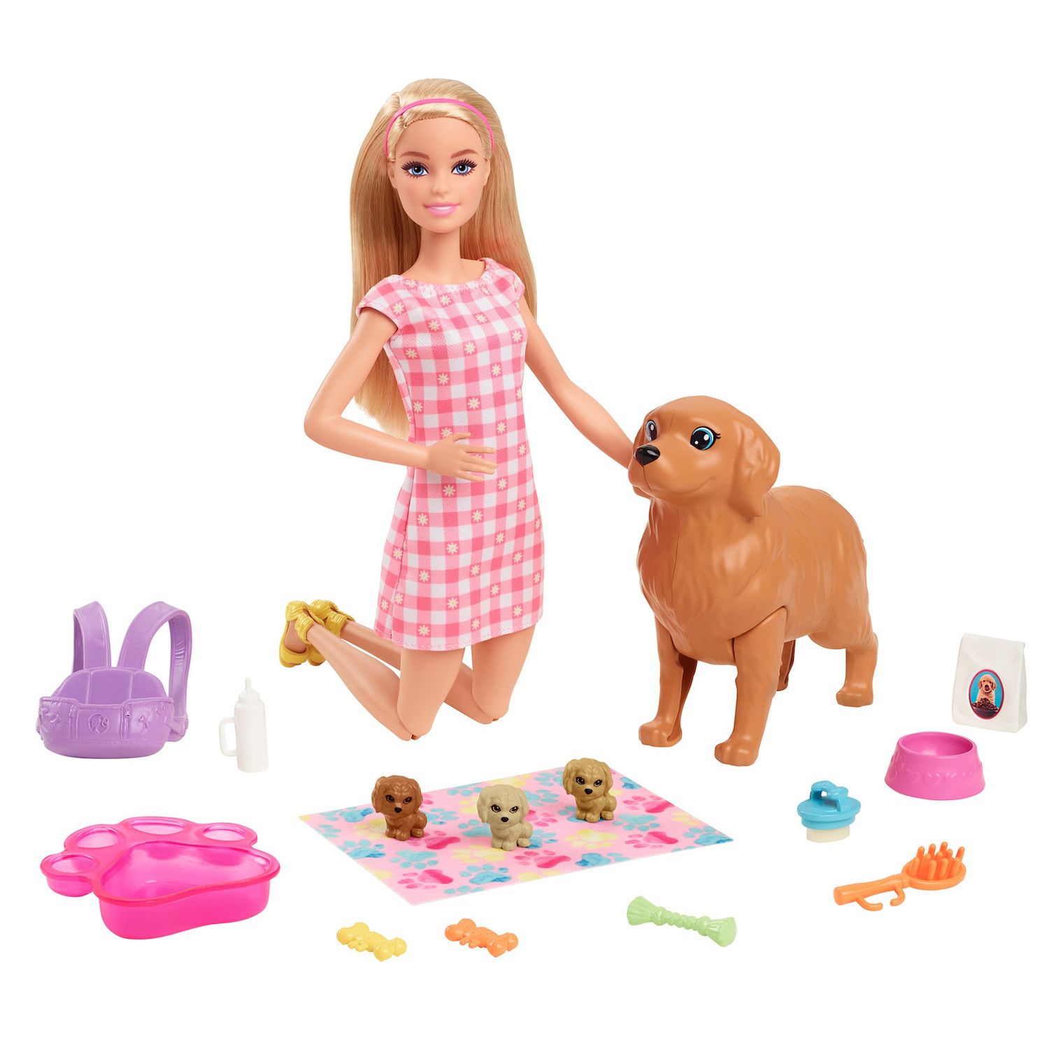 barbie mommy dog has puppies