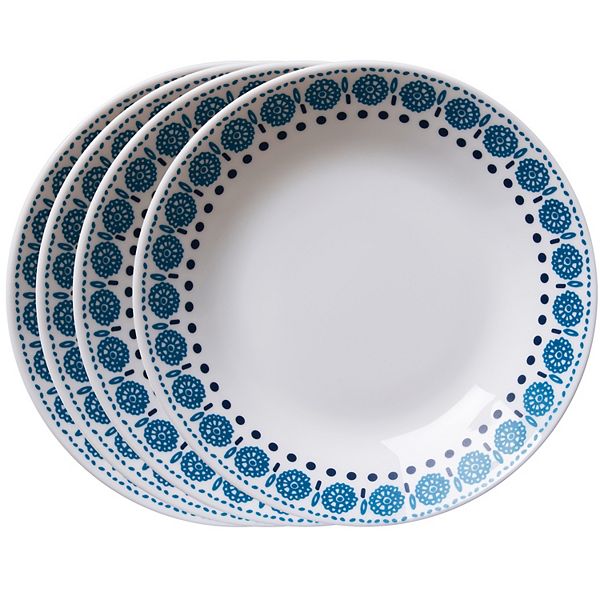 Corelle Everyday Expressions Azure Medallion 4-pc. Meal Bowl Set