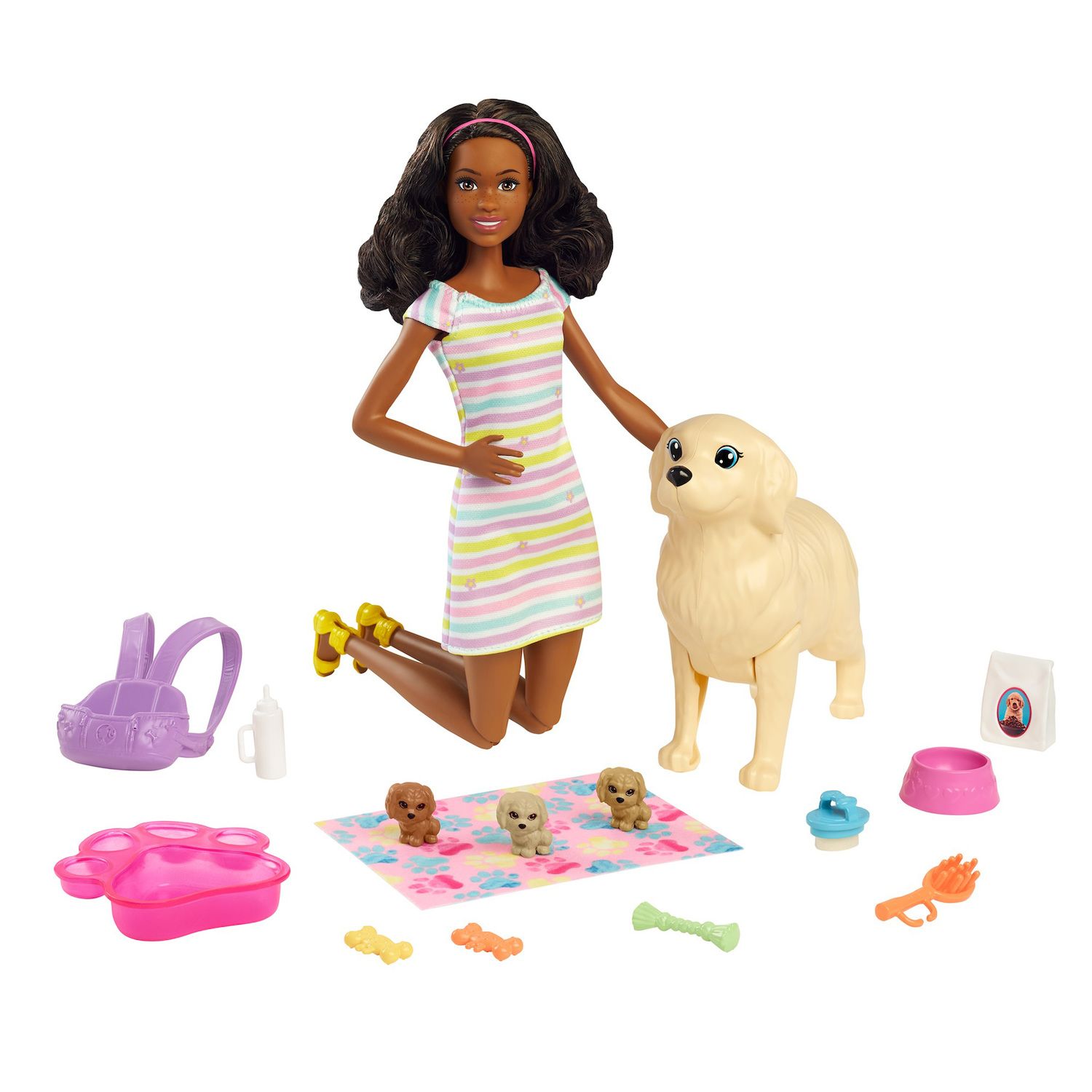 barbie dog play set