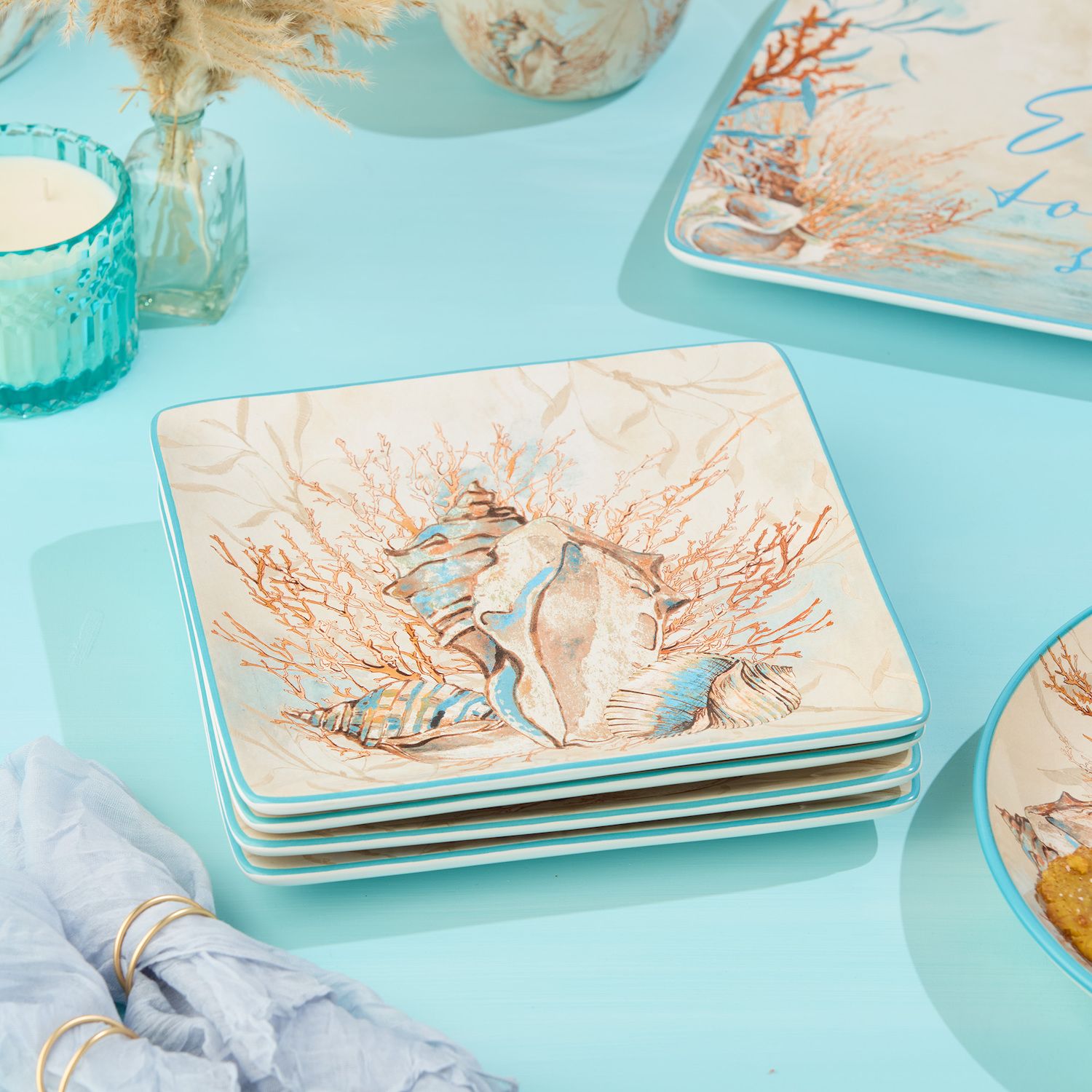 Certified International Escape to the Sea Platter