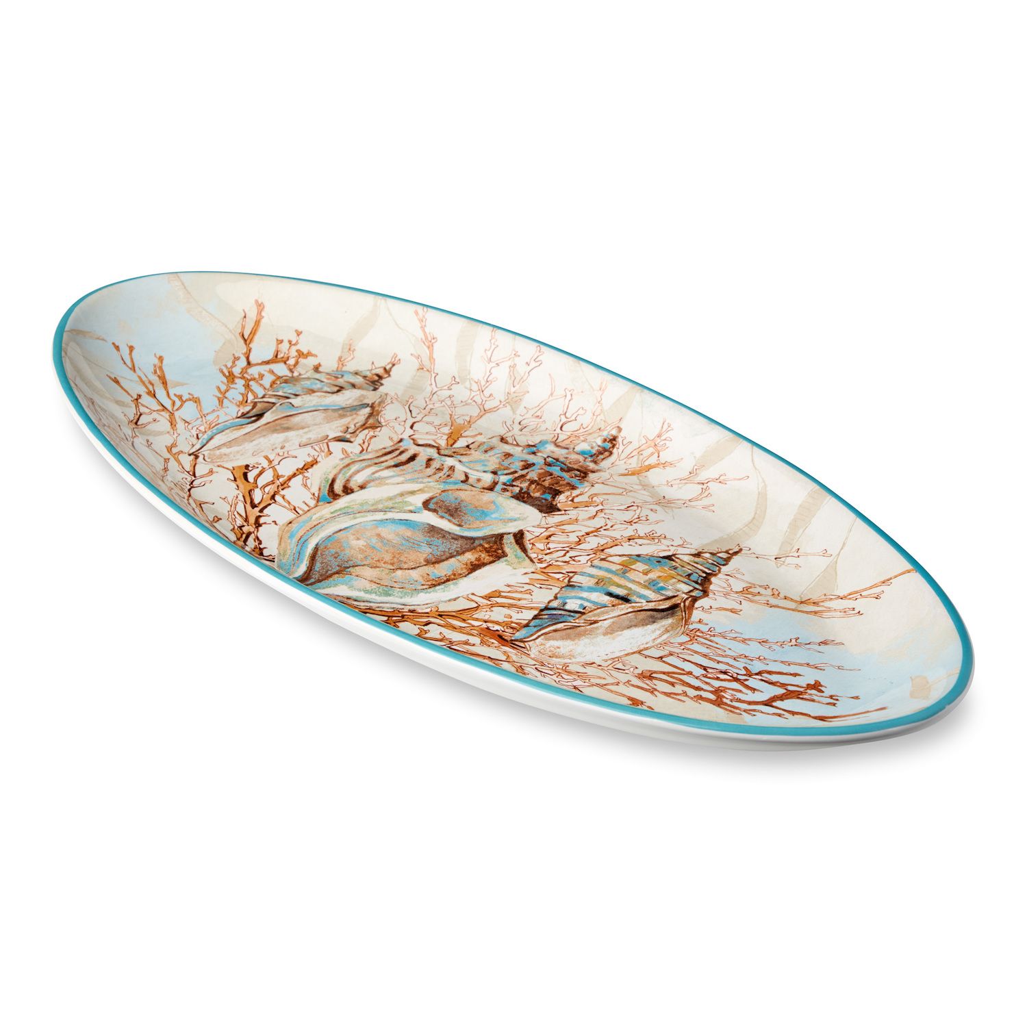 Certified International Escape to the Sea Platter - Thumbnail 2