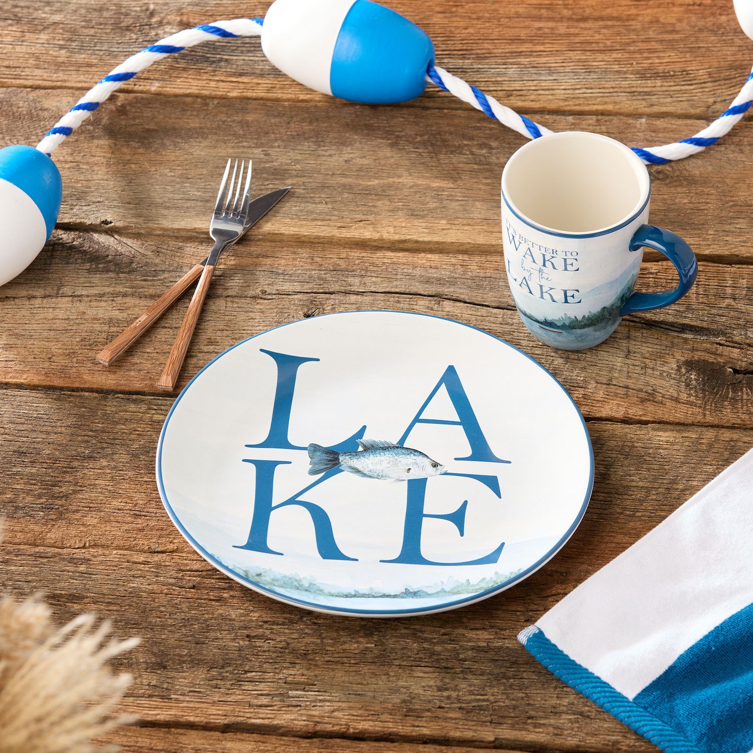 Certified International Wake At The Lake Dinner Plate - Thumbnail 5