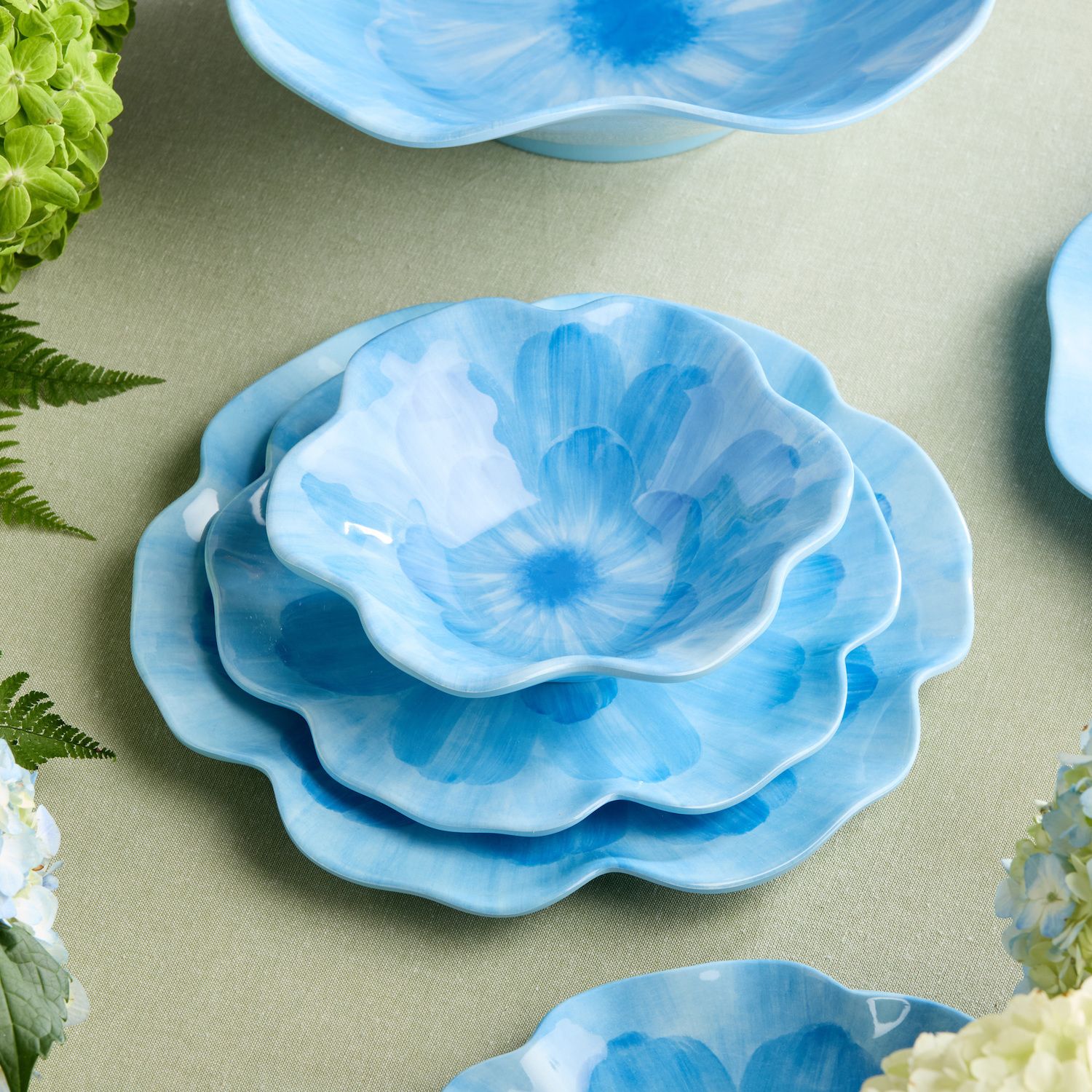 Certified International Wild Flower Bowls - Thumbnail 2