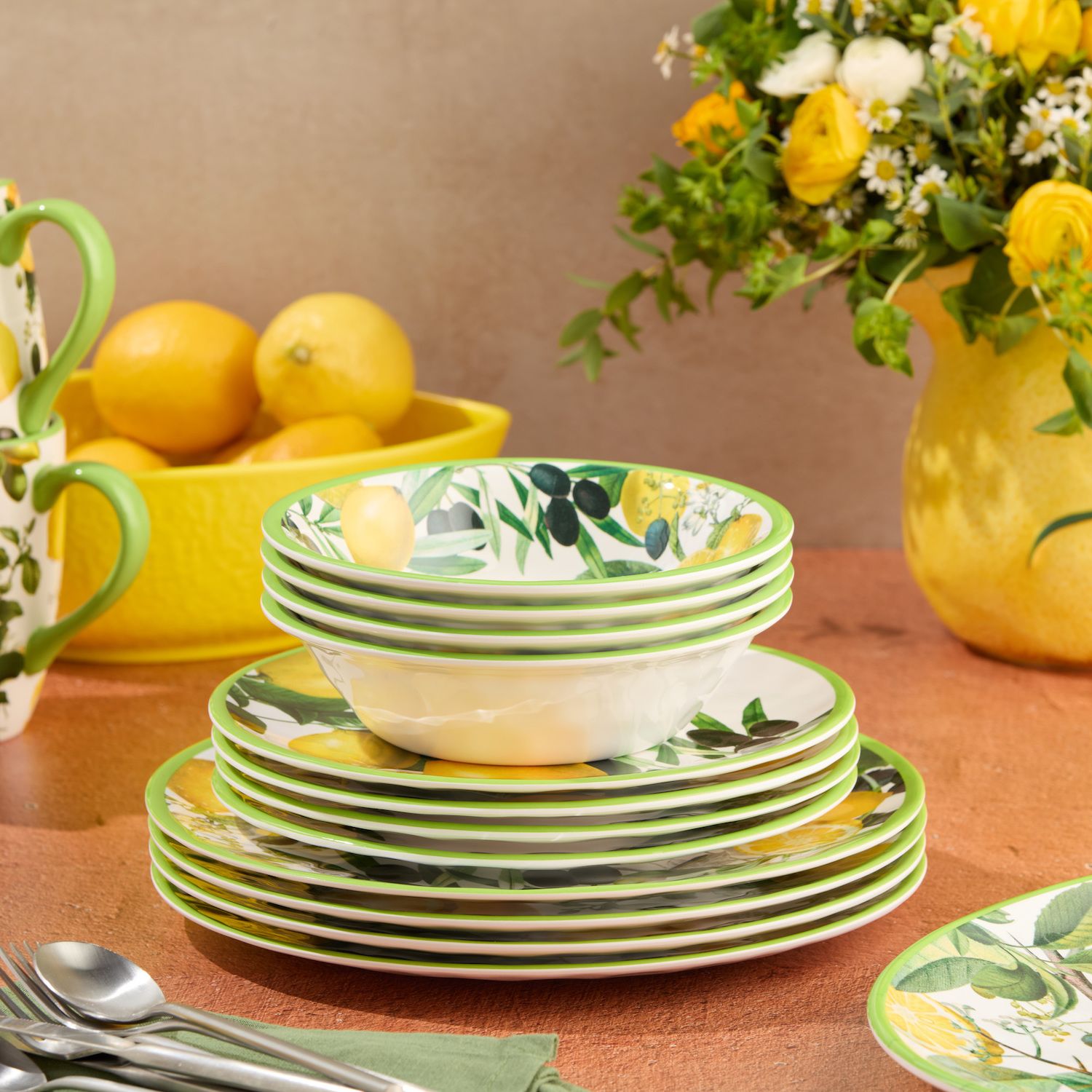 Certified International Limone Dinnerware Set - Thumbnail 5