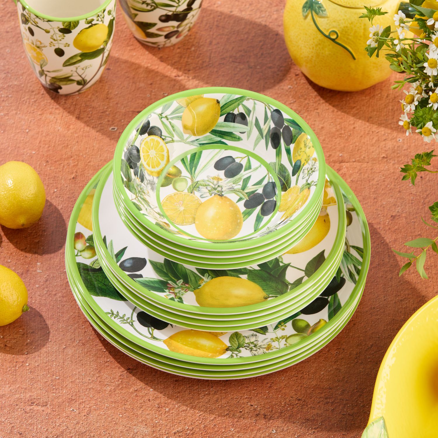 Certified International Limone Dinnerware Set - Thumbnail 2