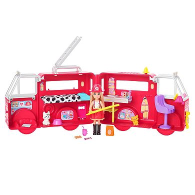 Barbie® Chelsea Fire Truck Doll, Vehicle and Accessories Set