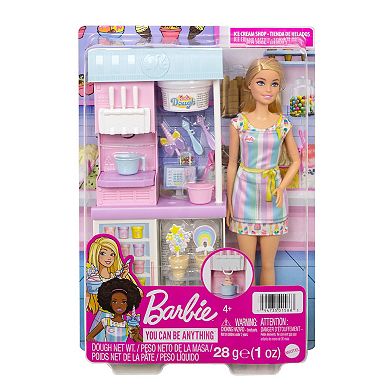 Barbie® Ice Cream Shop Doll and Accessories Playset