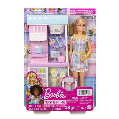 Barbie® Ice Cream Shop Doll and Accessories Playset