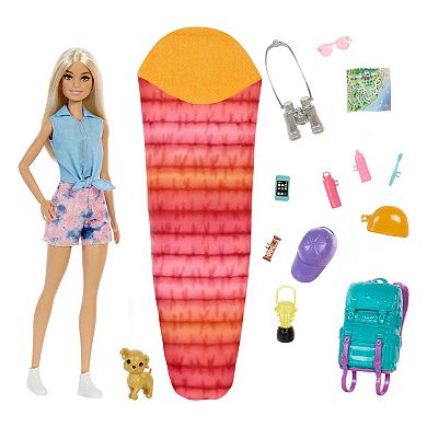 Barbie® Doll and Accessories, It Takes Two “Malibu” Camping Doll and 10+ Pieces