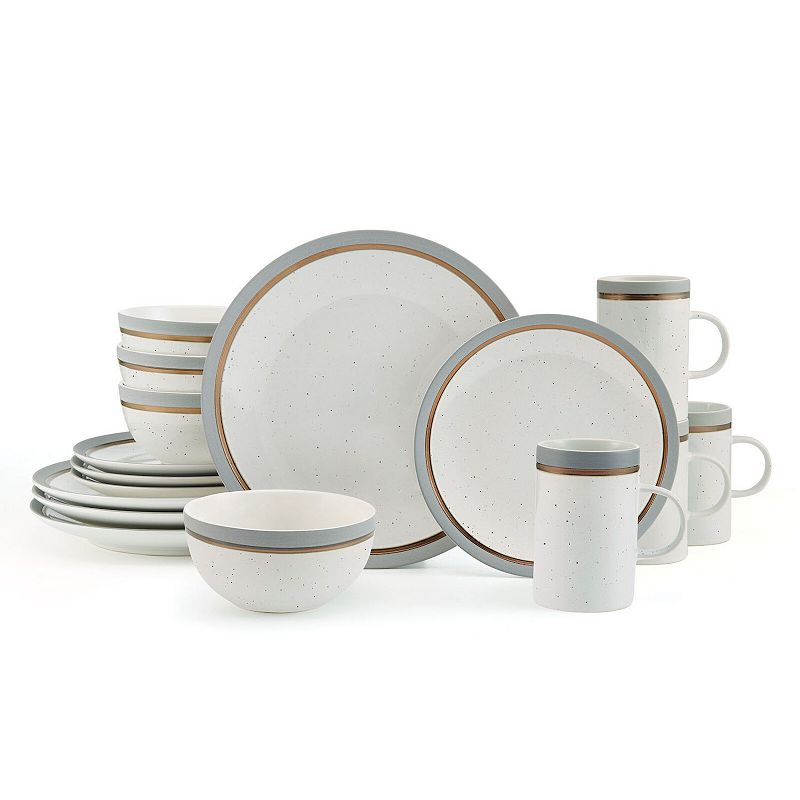 Pfaltzgraff® Ezra Grey 16-Piece Dinnerware Set Round