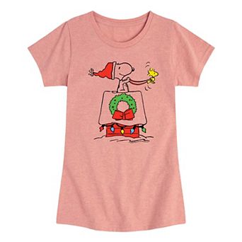 Girls 7-16 Peanuts Snoopy Sleigh Graphic Tee