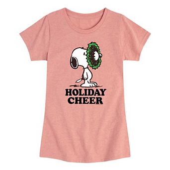 Girls 7-16 Peanuts Holiday Cheer Graphic Tee