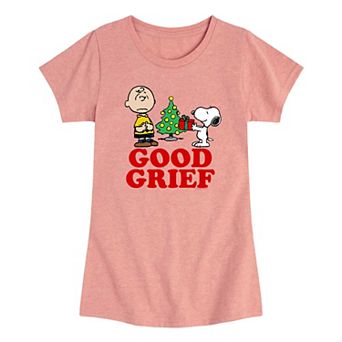 Girls 7-16 Peanuts Good Grief Graphic Tee