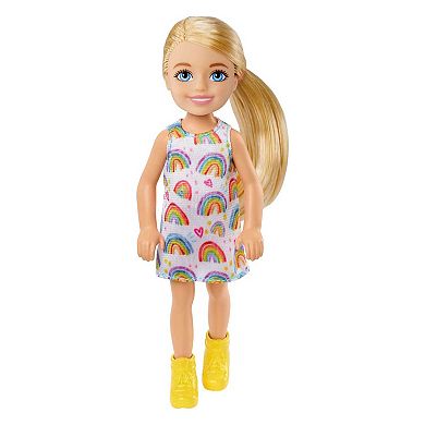 Barbie Chelsea Doll In Rainbow Dress